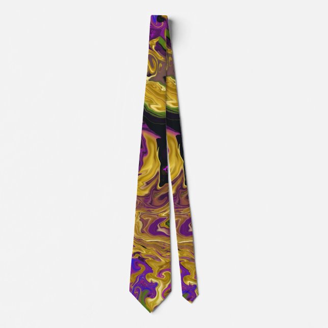 Gold Satin Tie (Front)