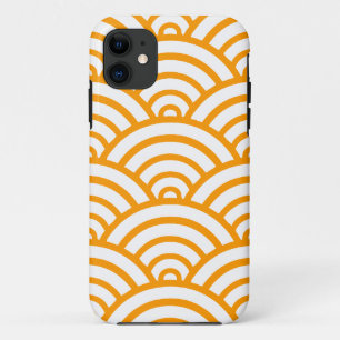 Gold Scallop Pattern Case-Mate iPhone Case