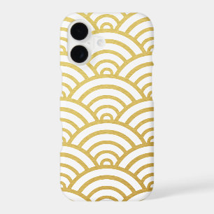 Gold Scallop Pattern iPhone 7 Case