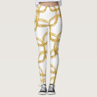 Gold Scribble Circles Modern Chic Choose Any Colou