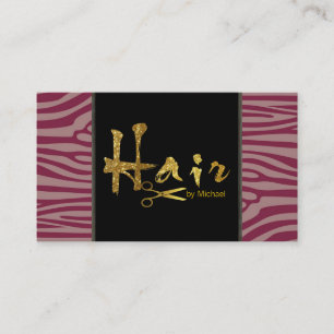 Gold Script Hair Stylist Salon Appointment #9