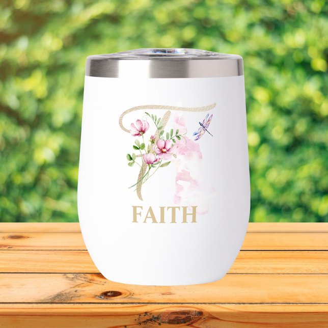 Gold Script Letter F Monogram Personalised Name (Creator Uploaded)