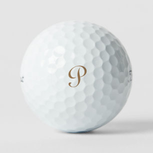 Gold Script Monogram Titleist Pro VI  Golf Balls