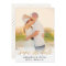 Gold Script Photo Save the Date in Faux Foil