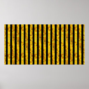 Gold sequins pattern poster