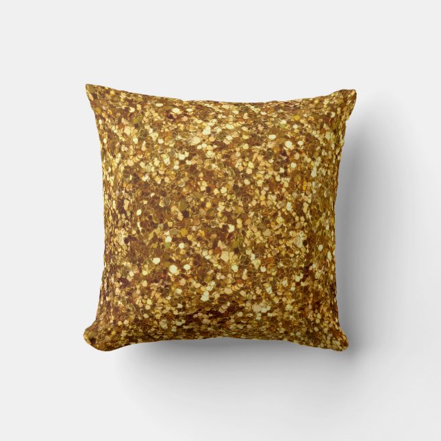 Gold sequins pillow (Front)