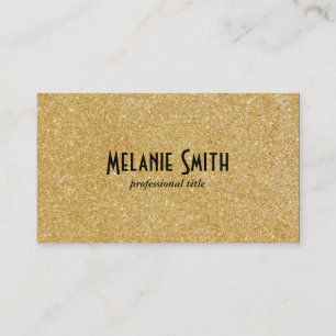 Gold Shimmer Business Card