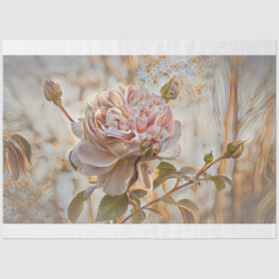 Gold Silk Elegant Unique Rose Art Dream Tissue Paper