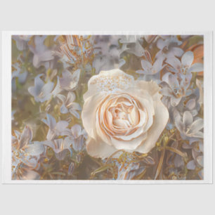 Gold Silk Popular Unique Rose Art Dream Tissue Paper