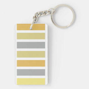Gold Silver Bronze Metal Hues Key Ring