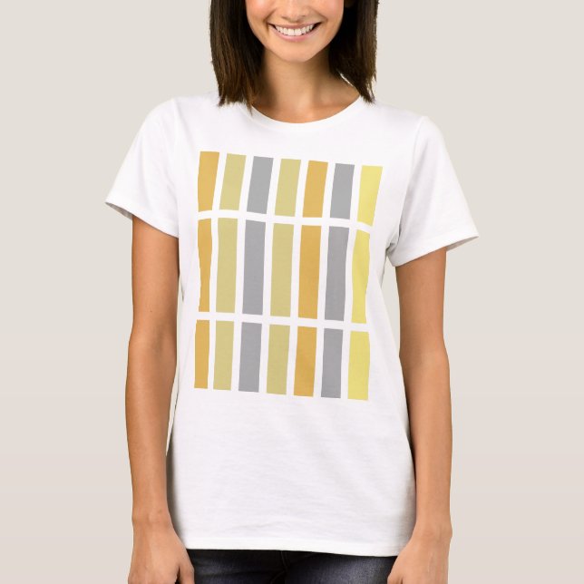 Gold Silver Bronze Metal Hues T-Shirt (Front)