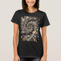 Gold & Silver Disco Spiral Vortex