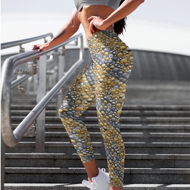 Gold & Silver Dressy Metallic Leggings (Creator Uploaded)