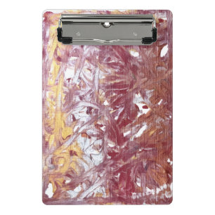 Gold, Silver, Red, Rose Gold, Marble Artwork Mini Clipboard