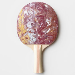Gold, Silver, Red, Rose Gold, Marble Artwork Ping Pong Paddle