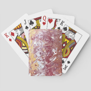 Gold, Silver, Red, Rose Gold, Marble Artwork Playing Cards