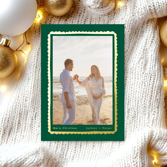 gold simple modern festive retro frame photo (Creator Uploaded)
