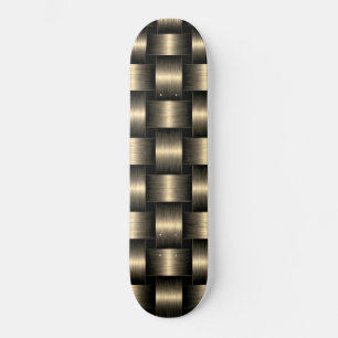 Gold Skateboard Lattice Design