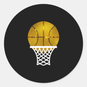 Gold Sketll Trophy Mvp Award  Classic Round Sticker