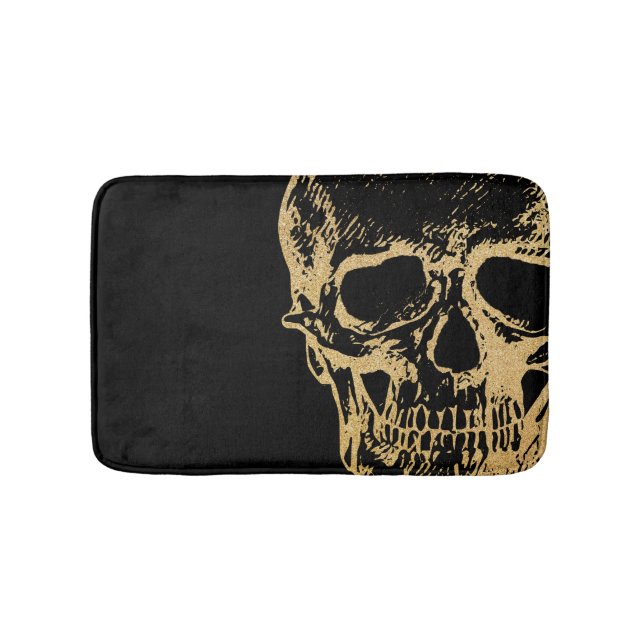 Gold Skull | Bath Mat (Front)