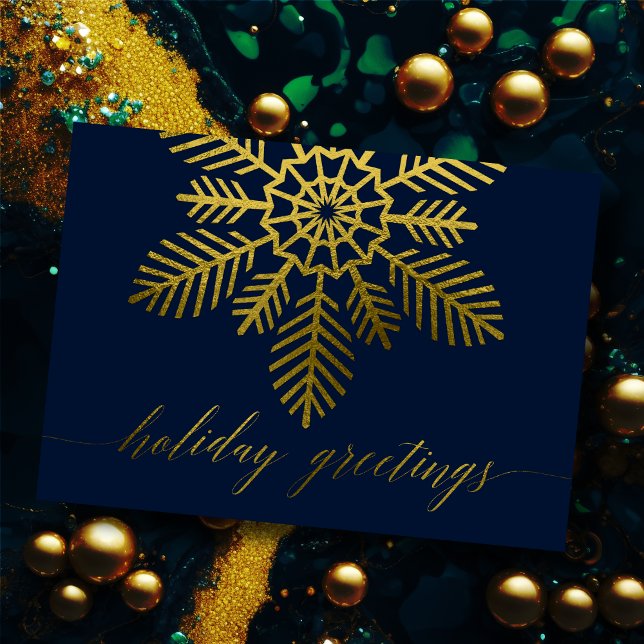 Gold Snowflake Holiday Greetings (Creator Uploaded)
