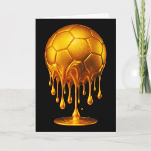 Gold Soccer Ll Dripping Gold Soccer Drip Soccer Go Card