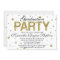 Gold Sparkle Confetti Graduation Party