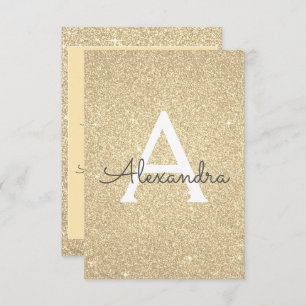 Gold Sparkle Glitter 40th Birthday Party Invitation