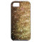 Gold Sparkle Glitter iPhone 5 Christmas