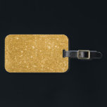 Gold Sparkle   Luggage Tag<br><div class="desc">This gold design has the appearance of bling and sparkle as part of the design.  You do not have to worry about any glitter falling off as this item does not have actual glitter or glue on it.</div>