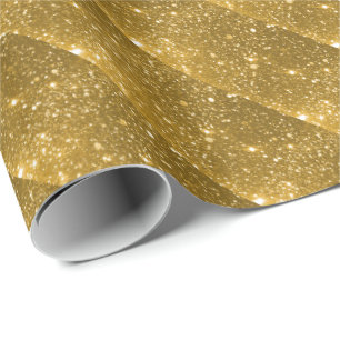 Gold Sparkle Wrapping Paper