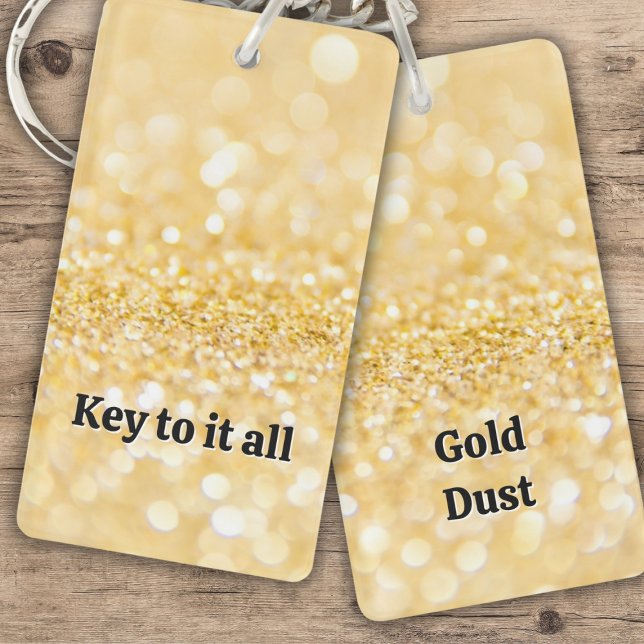 Gold Sparkles Key Ring (Creator Uploaded)