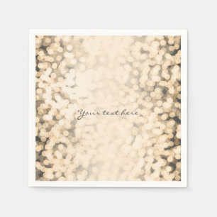 Gold Sparkling Glamour Party Napkins