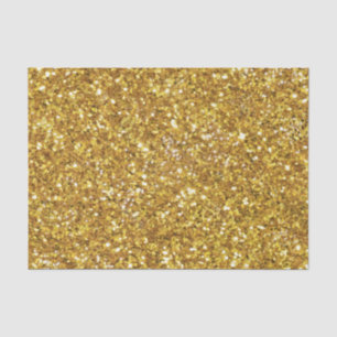 Gold sparkling glitter pattern          tissue paper