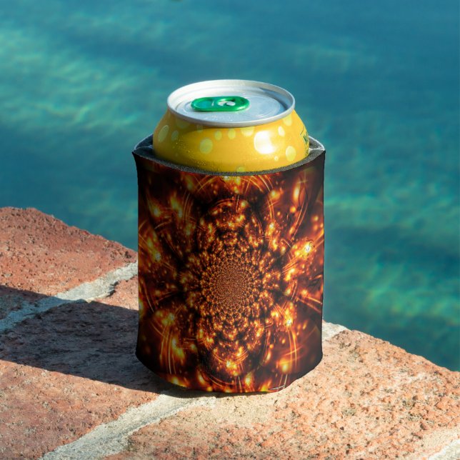 Gold Sparkling Lights Can Cooler (In Situ Pool)