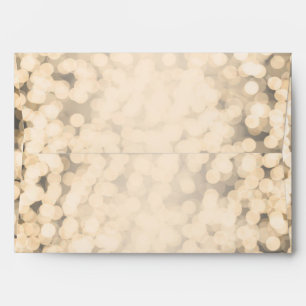Gold Sparkling Lights Glamour Party Envelopes