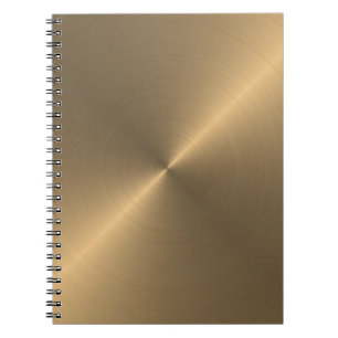 Gold Spiral Notebook