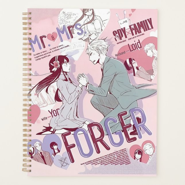 Gold Spiral Planner MER (Front)
