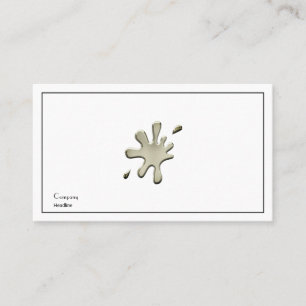 Gold Splash Business Card