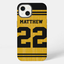 Gold Sport Jersey Number iPhone 6