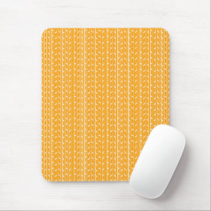 Gold Spring Leaf Modern Mouse Pad