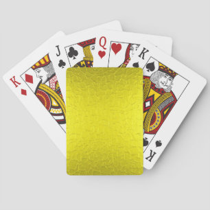 Gold Stainless Shiny Metallic Playing Cards