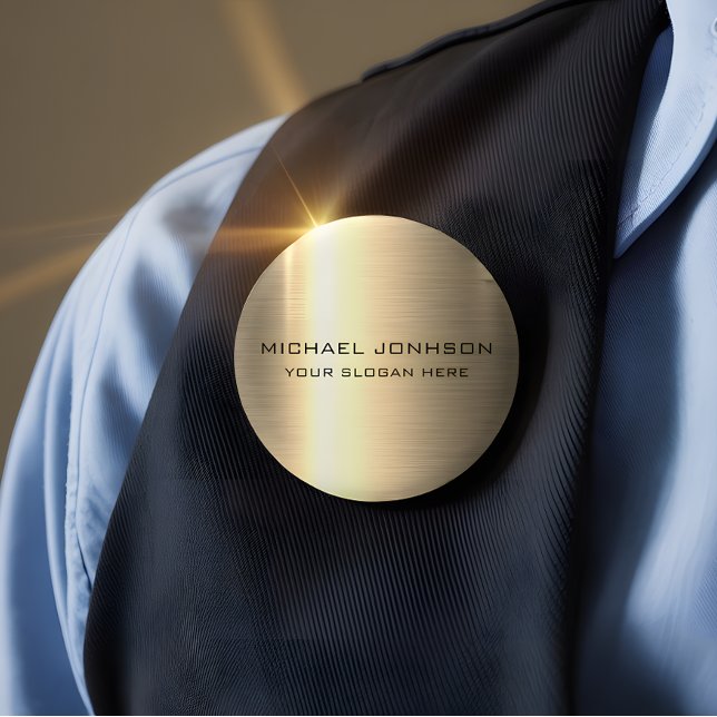 Gold Stainless Steel Metal Button (Creator Uploaded)