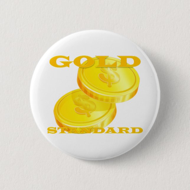 Gold Standard 6 Cm Round Badge (Front)