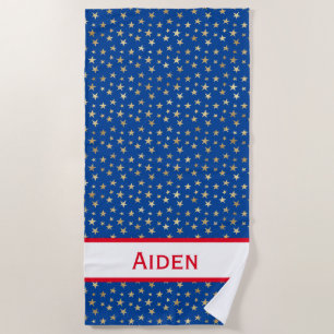 Gold Star American Beach Towel