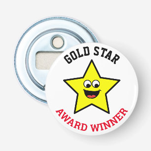 Gold Star Award Winner Bottle Opener