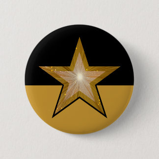 "Gold" Star button gold black