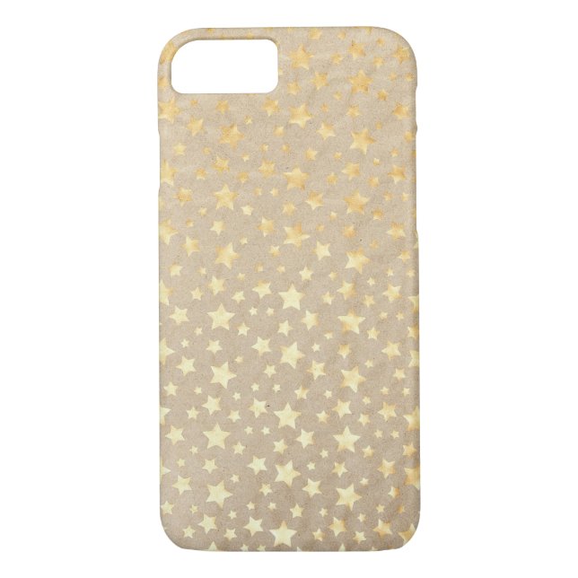 Gold Star Design Phone Case (Back)