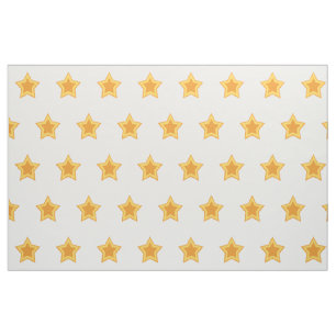 Gold star fabric