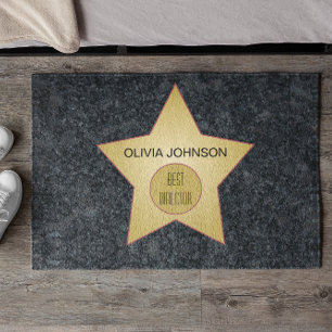 Gold Star Hollywood Superlative Doormat